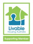 Livable Housing Australia Supporting Member logo