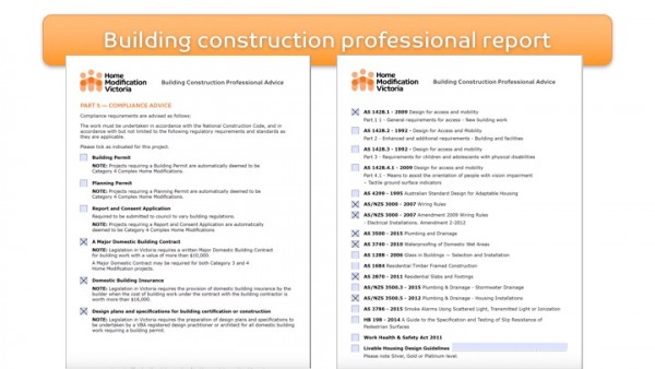 Figure 10: Home Modification Victoria Building Construction Professional Report 