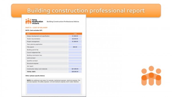 Figure 12: Home Modification Victoria Building Construction Professional Report 
